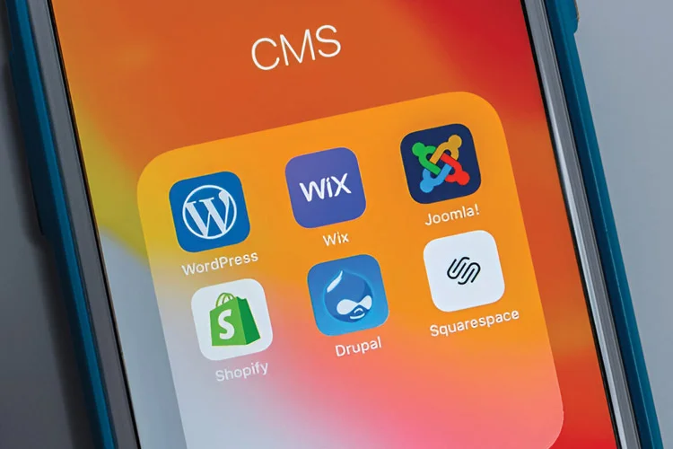 comparison banner image for wordpress vs shopify in digital marketing